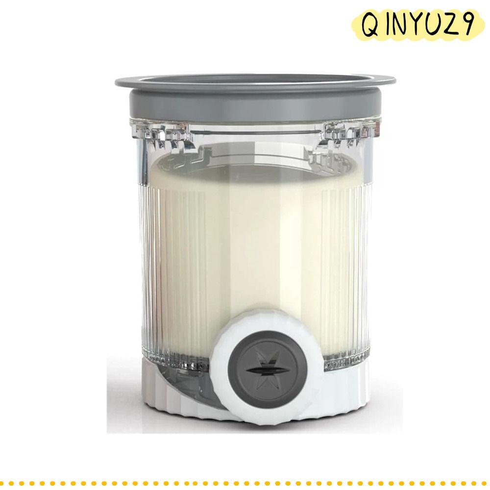 QINYUZ9QX ภาชนะถ้วยไอศกรีม, อุปกรณ์ครัวป้องกันการรั่วเครื่องทําไอศกรีม,และฝาปิดเครื่องทําไอศกรีม|อุป