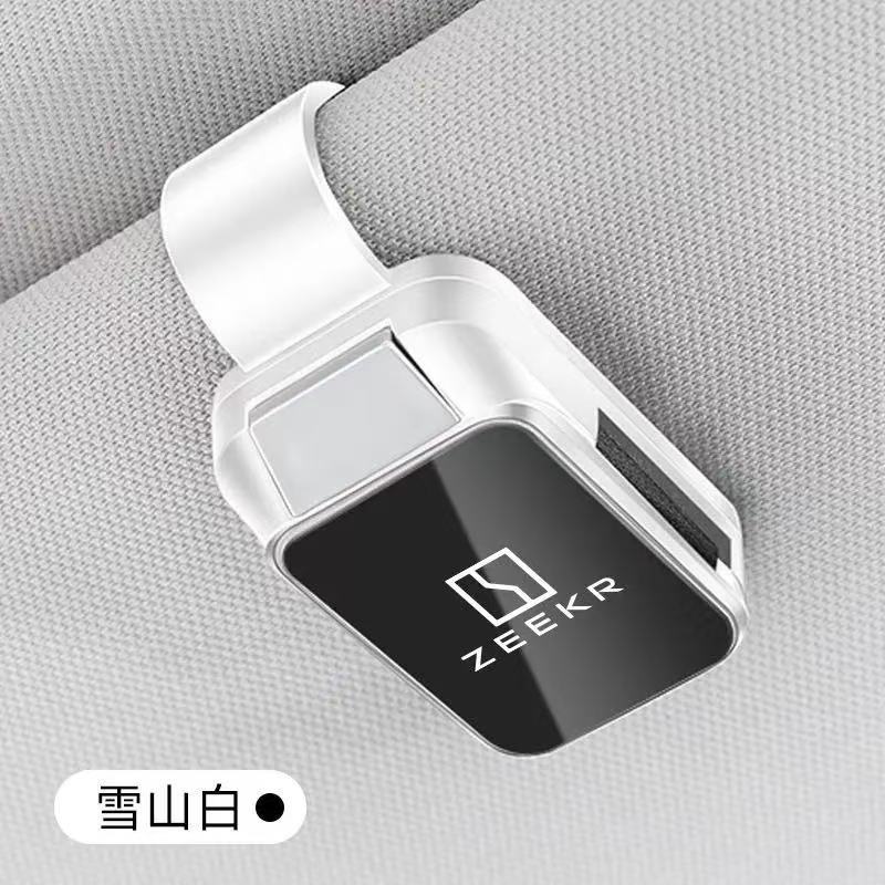 สําหรับ Zeekr Krypton 001 07 009 2025 Zeekr X 7 อุปกรณ์เสริมรถ Sun Visor แว่นตาคลิปแว่นตาผู้ถือ