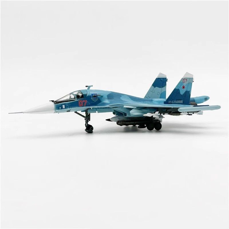 1: 100 รัสเซีย SU-34 Platypus Fighter SU 34 Bomber จําลองผลิตภัณฑ์สําเร็จรูปเครื่องบินรุ่น