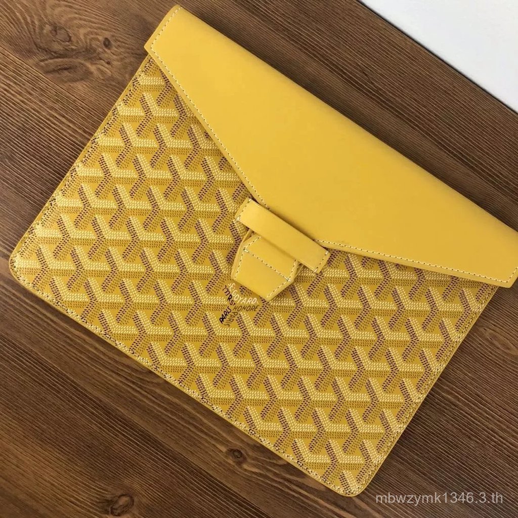 ผู้ชายกระเป๋าคลัทช์แฟชั่นEnd goyard 19 ใหม่กระเป๋าคลัทช์บางเฉียบสามารถพลิกรวมมีกระเป๋าด้านหน้าด้านหล