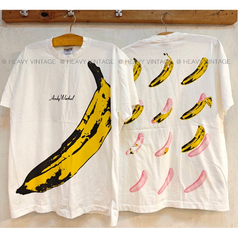 Andy Warhol The Velvet Underground เสื้อวินเทจ เสื้อสตรีท แฟชั่น heavy vintage shirt