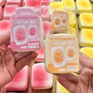 สกุชชี่น้ําตาล KT ซาลาเปานึ่ง Rising Squishy