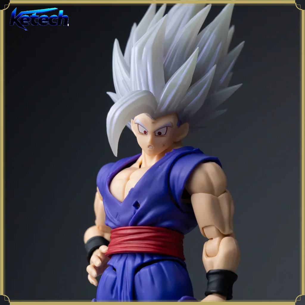 Air&HM HA011 Dragon Ball Super Hero Beast Gohan Head Sculpture Kit สําหรับ SHF ตัวเลข, อะนิเมะ Action Figure อุปกรณ์เสริม, Collectible Joint Mobility รุ่น