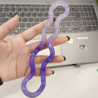 Electroplated คริสตัล Twist เชือกอุณหภูมิเปลี่ยนสี Fidget ของเล่นความเครียดบรรเทาสมองการฝึกอบรม Sensory ของเล่นสําหรับเด็กผู้ใหญ่