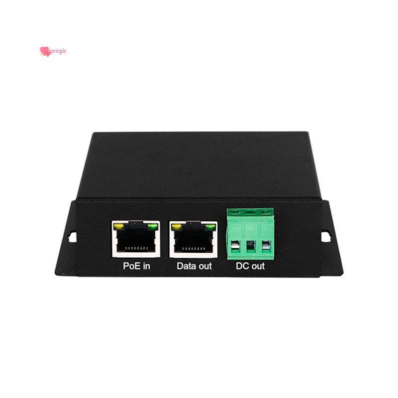 georg33อุตสาหกรรม Home Isolated PoE Gigabit Splitter พลังงานสูง 12V/24V รองรับเอาต์พุต IEEE802/3AF/A