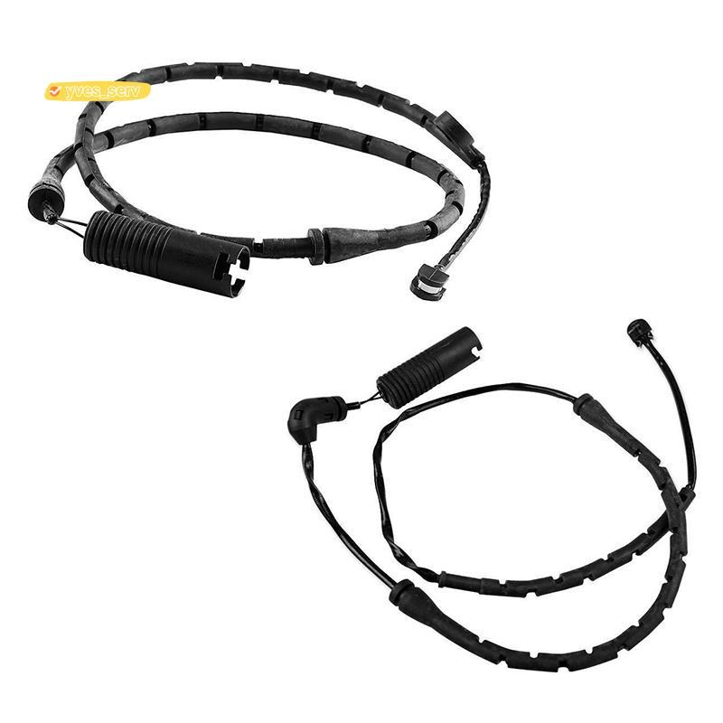 yves_service2Pcs Front + Rear Disc Brake Pad Wear Sensor 34351165579 สําหรับ E53 X5 34351165580