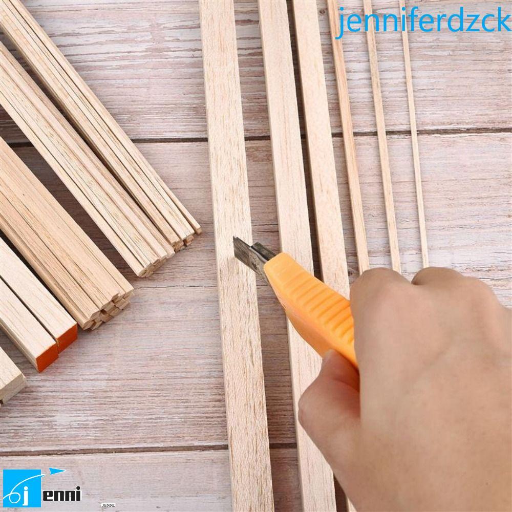 JENNIFE Square Cudgel Craft Accessories Wood Chips Wooden Tool Model Making Materials Wooden Stick