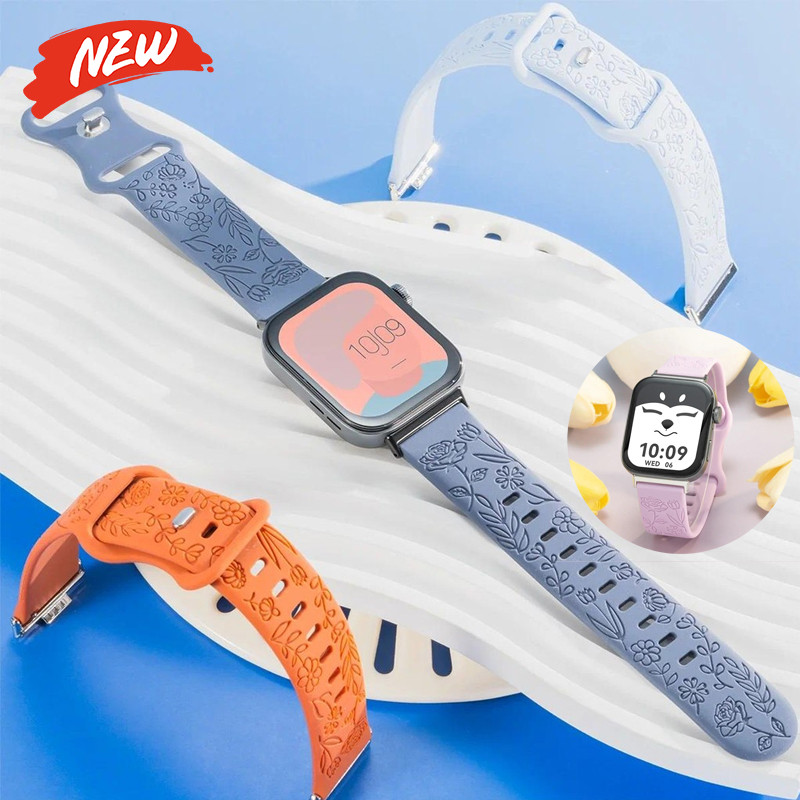 Prints design สายซิลิโคนสําหรับ Huawei Watch Fit 5/Fit 5 Pro/Fit 4/Fit 4Pro/สร้อยข้อมือสําหรับนาฬิกา Fit 3 สายนาฬิกาอุปกรณ์เสริม