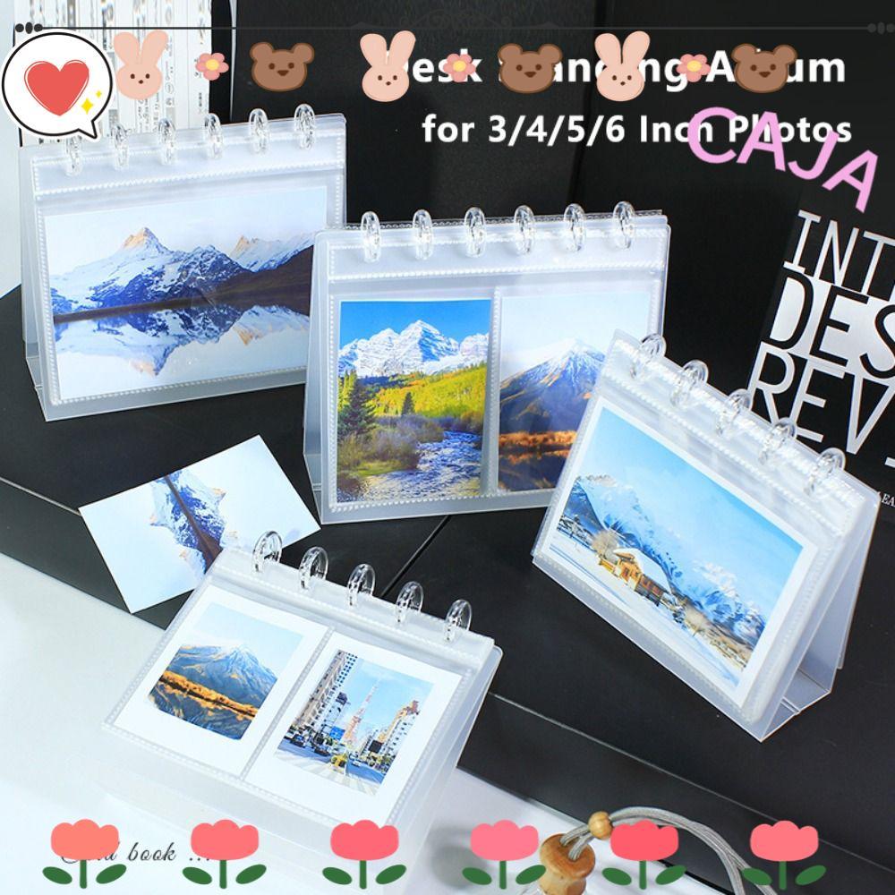 CAJA1 อัลบั้มภาพ, 3/4/5/6 นิ้วภาพ PP Photocard Holder,ทนทานเห็ดหลุมหลวมออกแบบการ์ดBinder Kpop Photocard Collection