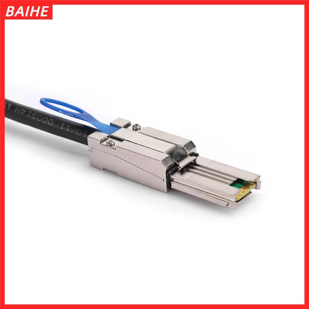 BAIHE SFF-8088 สายเคเบิล 26P ถึง 4 X SATAs แบบพกพา 1 เมตร Mini SAS สาย, ทนทาน 6Gbps Server Hard Driv