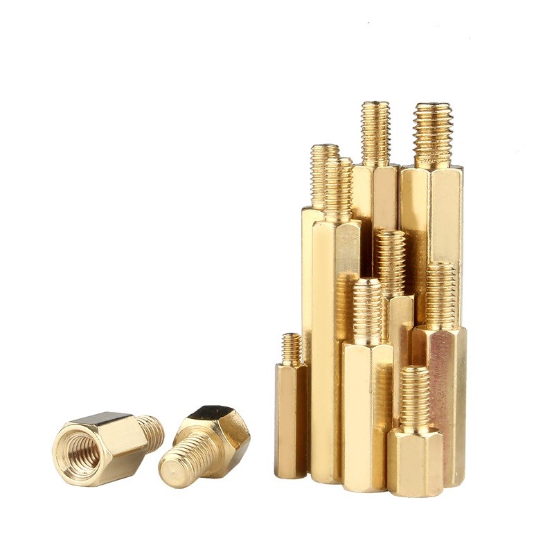 Hex ทองแดงคอลัมน์เดี่ยวผ่านแชสซีสกรู M3M4 Hex คอลัมน์ Nut คอลัมน์เมนบอร์ดสนับสนุนคอลัมน์แยก Co
