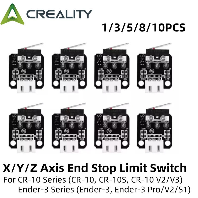 HB 1/3/5/10PCS X/Y/ZAxis End Stop Limit Switch 3Pin N/O N/CControl ใช้งานง่าย Micro Switch สําหรับ C