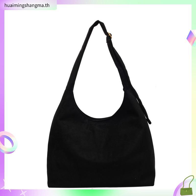(**พร้อมส่ง) knack.bag - Hobo (L) - Brown (สีน้ำตาลหนังกลับ)