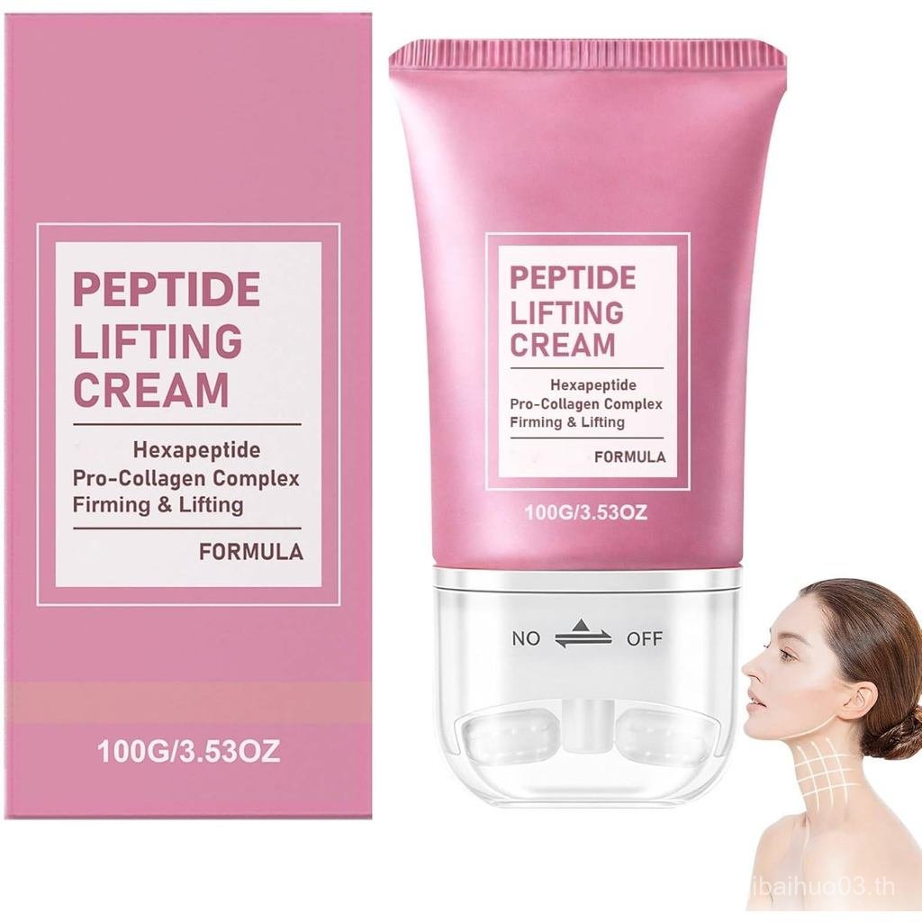 Pinklabs Peptide Cream Pink Labs Neck Cream ประกอบด้วย Hexapeptide และครีมคอคอลลาเจนสําหรับหย่อนคล้อ