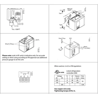 KP1 (ออโต้), -0.2/+7.5 bar,Pressure Switch Danfoss,060-110191,เพรสเชอร์สวิทช์ สวิตช์แรงดัน แดนฟอสส์,060-110166