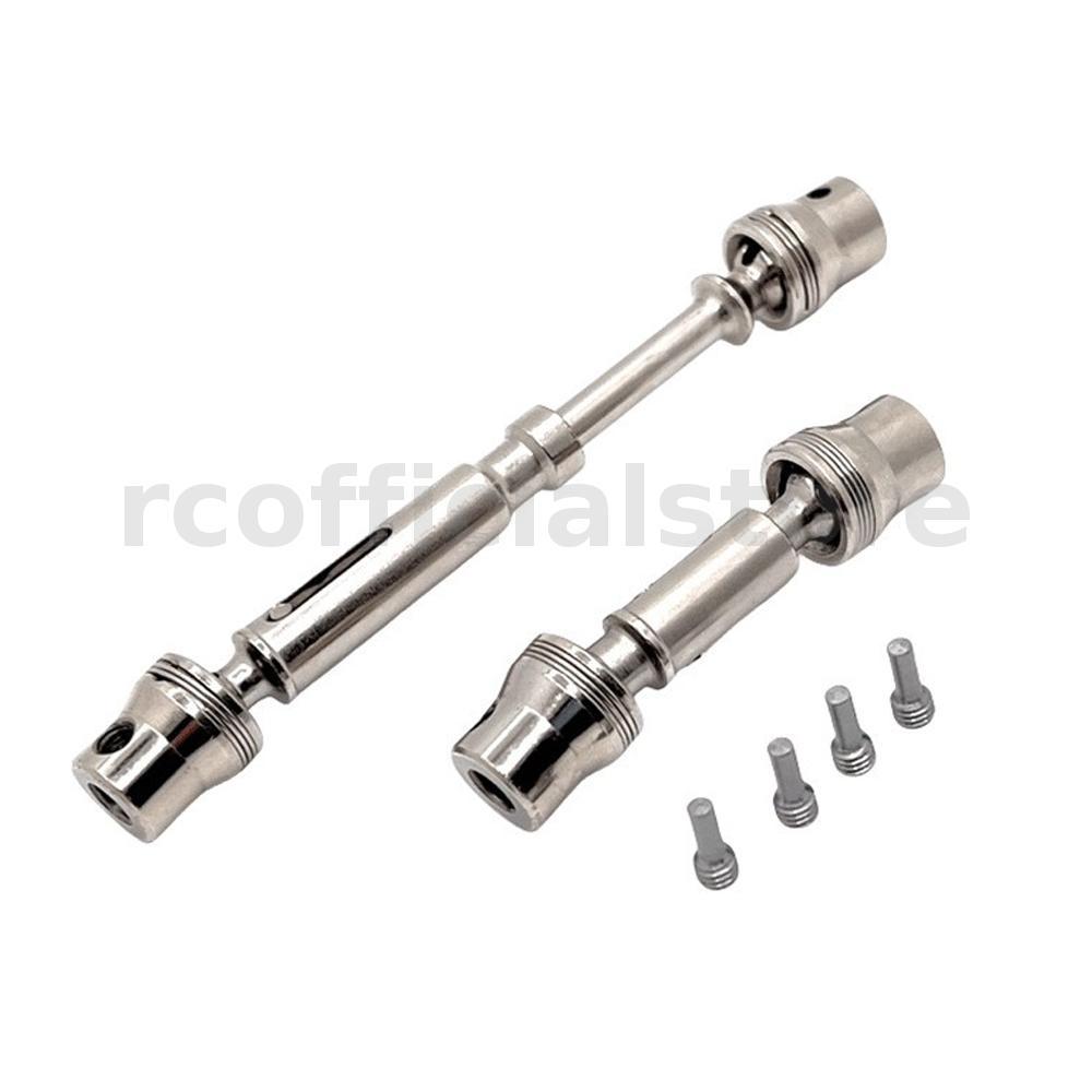 โลหะอัพเกรดด้านหน้าและด้านหลังไดรฟ์เพลาชุดสําหรับ MJX 1/12 H12Y H12Y + RC รถอะไหล่