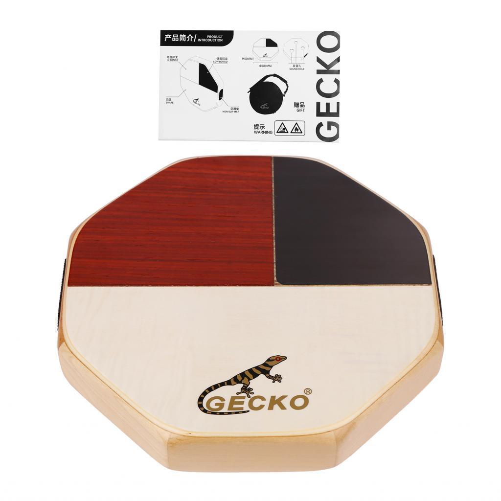 Thaihometools-TH SIUKE SD6 Cajon มือกลองเครื่องดนตรีพร้อมกระเป๋าถือแบบพกพาสำหรับ Camping Cajun Drum