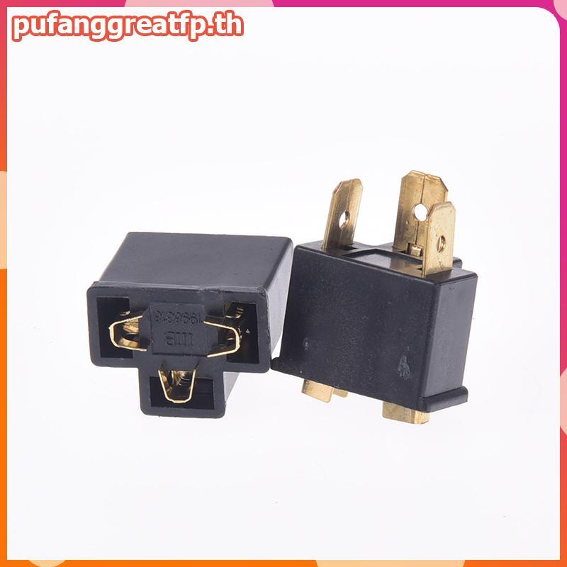 PUCEFP 1 ชิ้น 3pin h4 ปลั๊กขั้วต่อรถ h4 ปลั๊กผู้ถืออัตโนมัติ 7.8 มม. ปลั๊กหลอดไฟ soet.