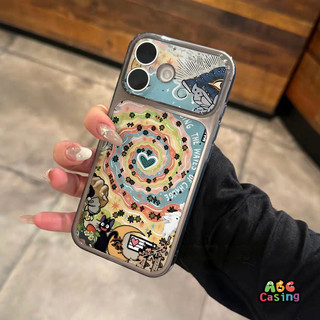 เคสไอโฟน 13 สำหรับ IPhone 11 16 17 14 12 15 Pro Max 16 15 Plus 15 14 16 11 Air ซองโทรศัพท์แบบบางสุดสำหรับแมวดำ
