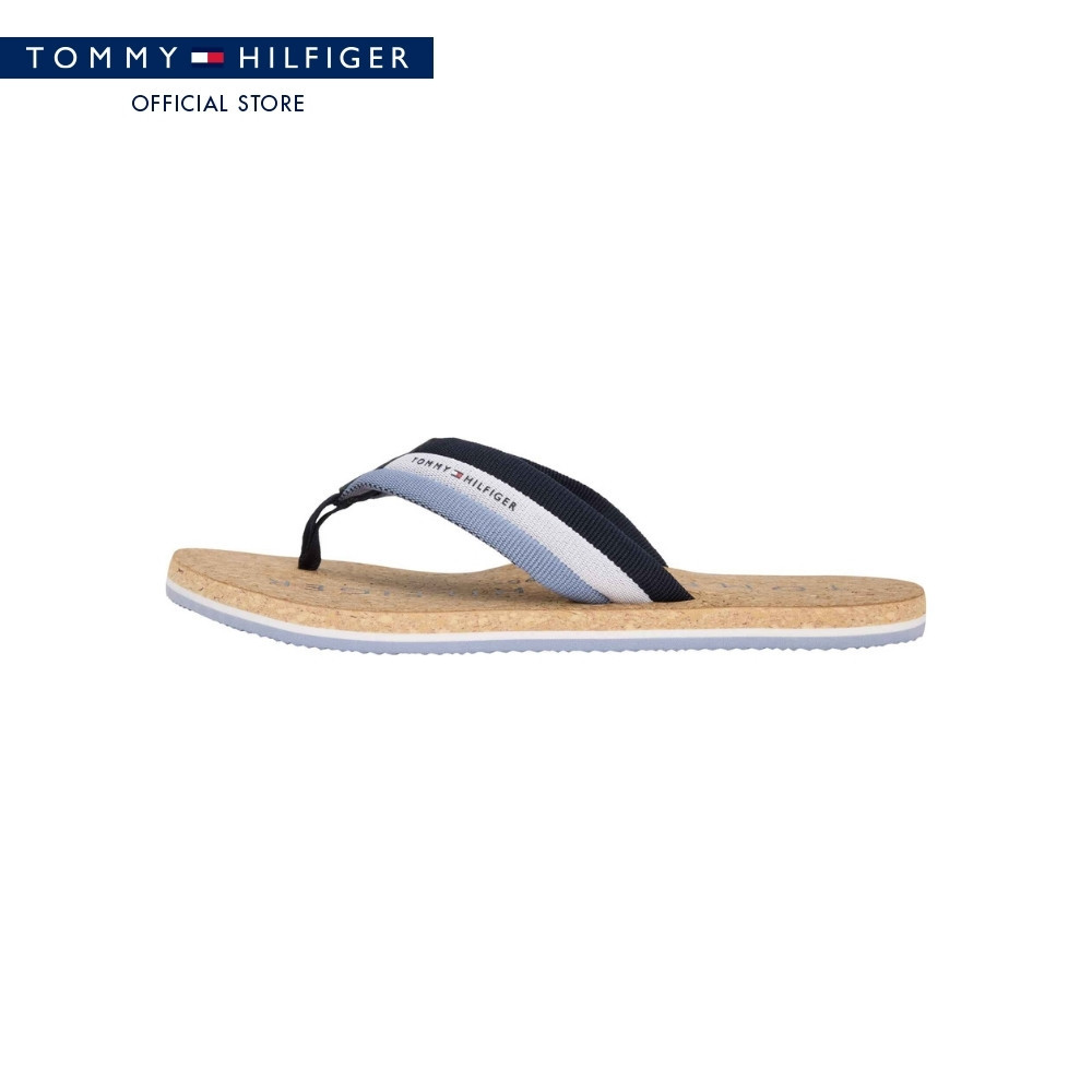 Tommy Hilfiger รองเท้าแตะ ผู้ชาย รุ่น FM0FM05647 DW5 - สีน้ำตาล