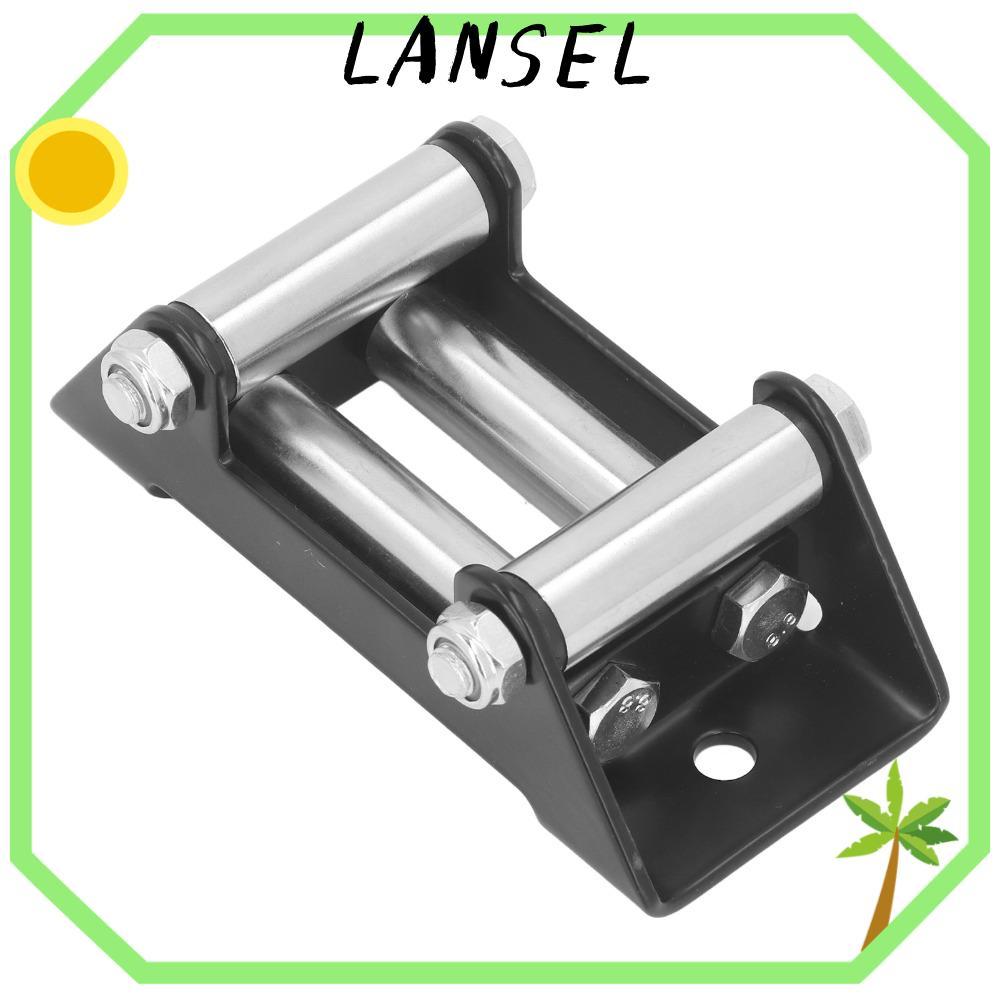 LANSEL1 Winch Roller Fairlead, เหล็กความแข็งแรงสูง Universal Mount Roller Fairlead, ทนทาน Nut Disass