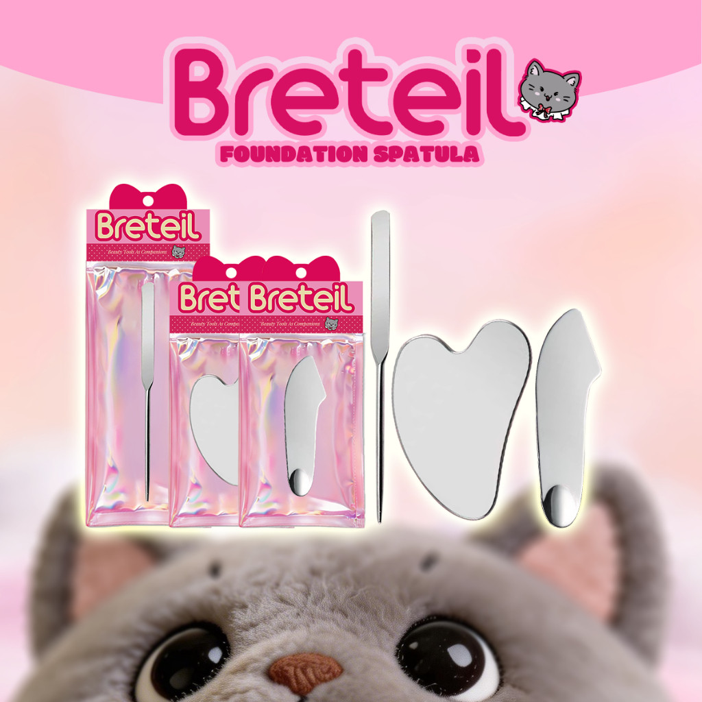 BRETEIL Foundation Spatula  - อุปกรณ์แต่งหน้าอเนกประสงค์ที่สามารถใช้เกลี่ยรองพื้นและมาส์กหน้าได้ BR-F21