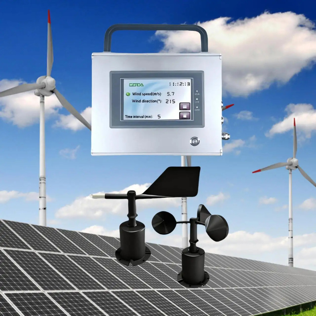 CDF-26B Heavy Duty Tower Crane Wind Alarm พร้อมไซเรนและแฟลชสําหรับความปลอดภัยการก่อสร้างระดับสูง