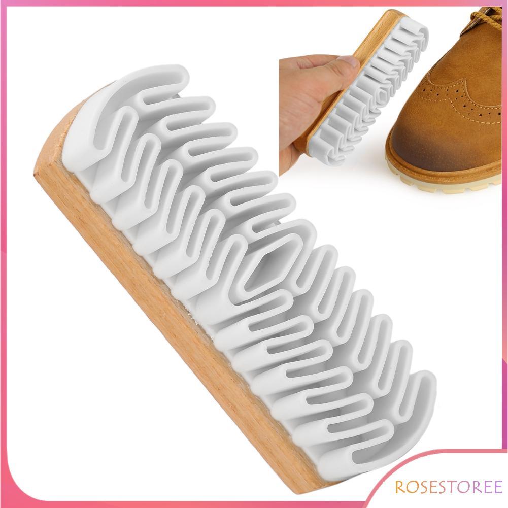 Rosestoree Crepe Wood Brush Suede Nubuck น้ำยาทำความสะอาดหนังสำหรับดูแลรองเท้า