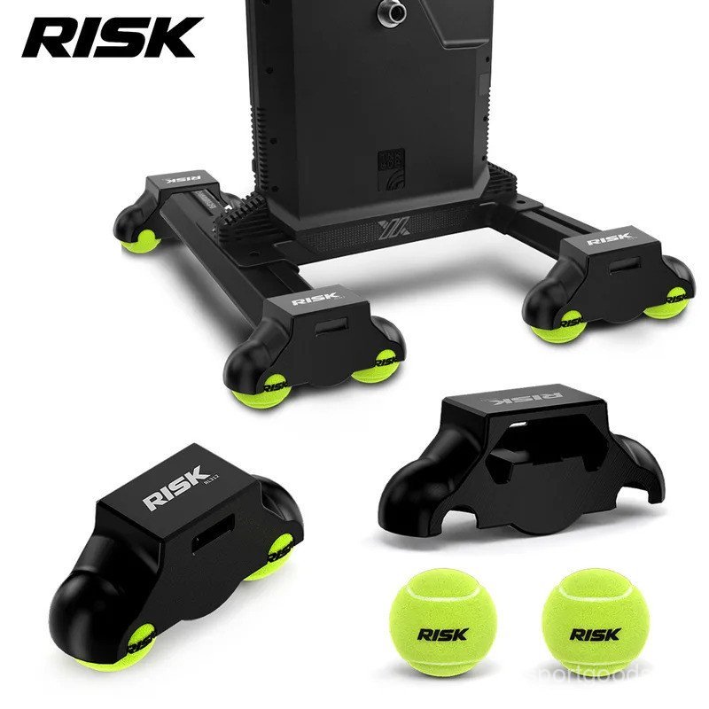 จักรยานสมาร์ทเทรนเนอร์ Rocker ฐานบัฟเฟอร์แผ่นเท้า Shock Absorbing Tennis Ball Feet Trainer Stability Mat สําหรับ X2 / X2 MAX / XX PRO
