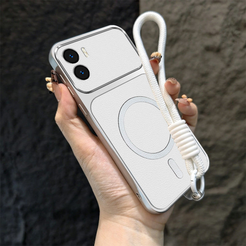 PBZZ สําหรับ Redmi 15C 15 5G REDMI A5 4G poco c71 C85 เคสโทรศัพท์ Softcase ซิลิโคนกันกระแทกใหม่ออกแบบความงามพร้อมเชือกเส้นเล็กสําหรับสาวแม่เหล็ก TBDTBS1