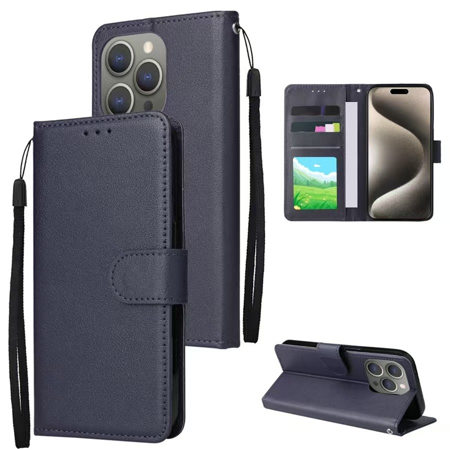 เคสฝาพับ มีล็อค สำหรับรุ่น iphone 11 Pro Max 12 Pro Max 13 Pro Max 14 Pro Max 14plus เคสกระเป๋ามีแม่เหล็ก