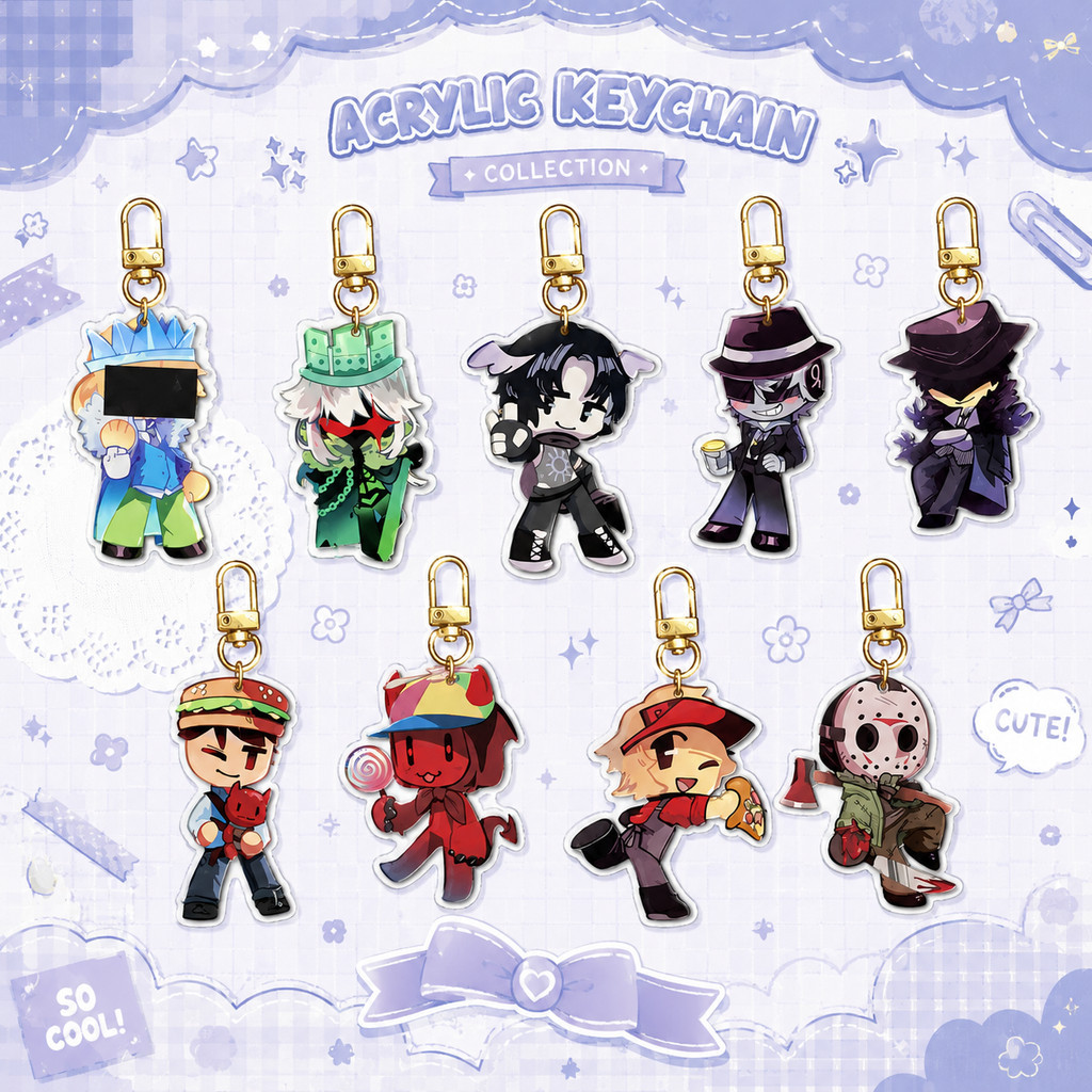 Roblox Forsaken พวงกุญแจ fanmerch โดย Novase Ease