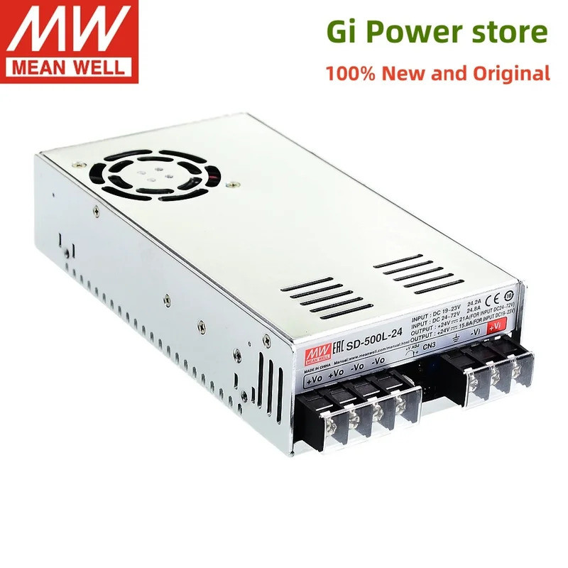 SD-500L/500H 500W Mean Well เอาต์พุตเดี่ยว DC-DC Converter SD-500L-12 SD-500L-24 SD-500L-48 SD-500H-