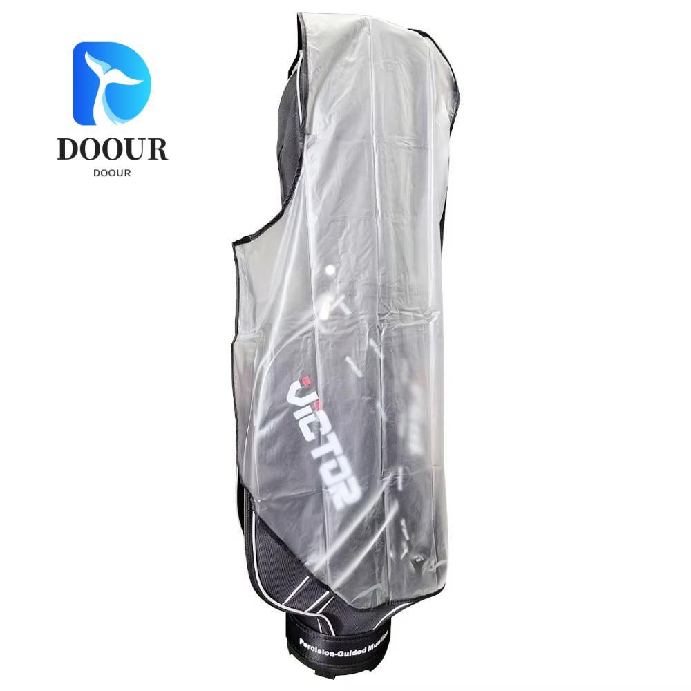 DOOUR ถุงกอล์ฟกันฝน PVC กันน้ํากันลม ความจุใหญ่ ทนทาน พร้อมซิป พกพาสะดวก