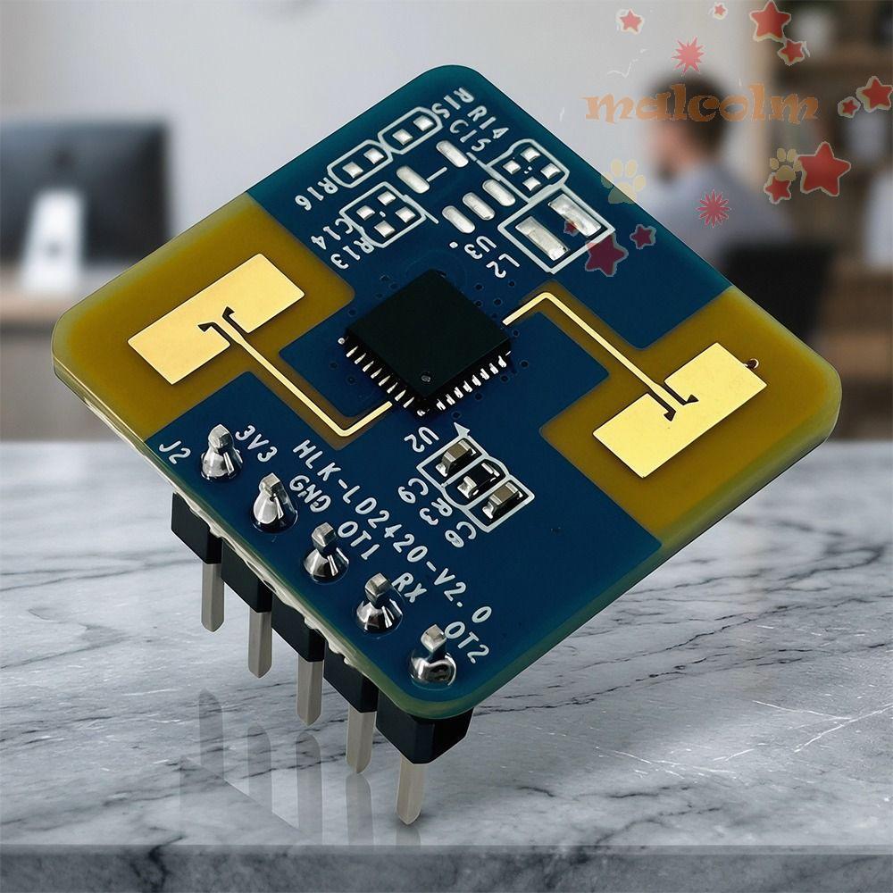 MALCOLM LD2420 เซ็นเซอร์เรดาร์, 8m ช่วง GPIO เอาต์พุต 24GHz มิลลิเมตรคลื่นเรดาร์, เซ็นเซอร์ FMCW เรด