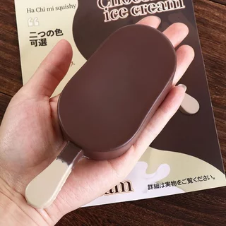 ของเล่นบีบ สกุชชี่ คลายเครียด เด้งช้า นุ่มนิ่ม ของเล่นพกพา สุ่มลาย ไอศกรีม น่ารัก บีบเล่น