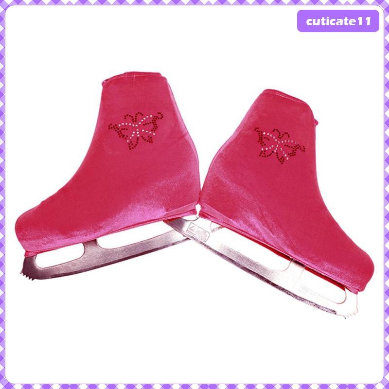 [Cuticate1] Ice Hockey Figure Skate Blade Covers Shoes Guards Cloth - Protect Blade from Rusting and