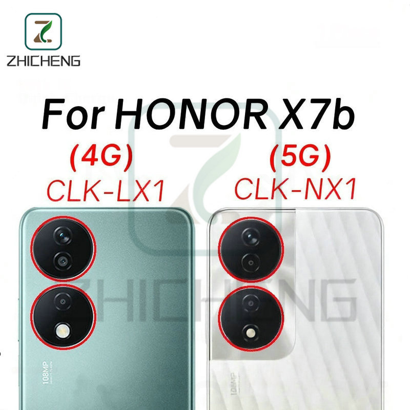 สําหรับ Honor X7b 4G 5G CLK-NX1 CLK-NX2 CLK-NX3 CLK-LX1 CLK-LX2 CLK-LX3 เลนส์กล้องด้านหลังฝาครอบกระจ