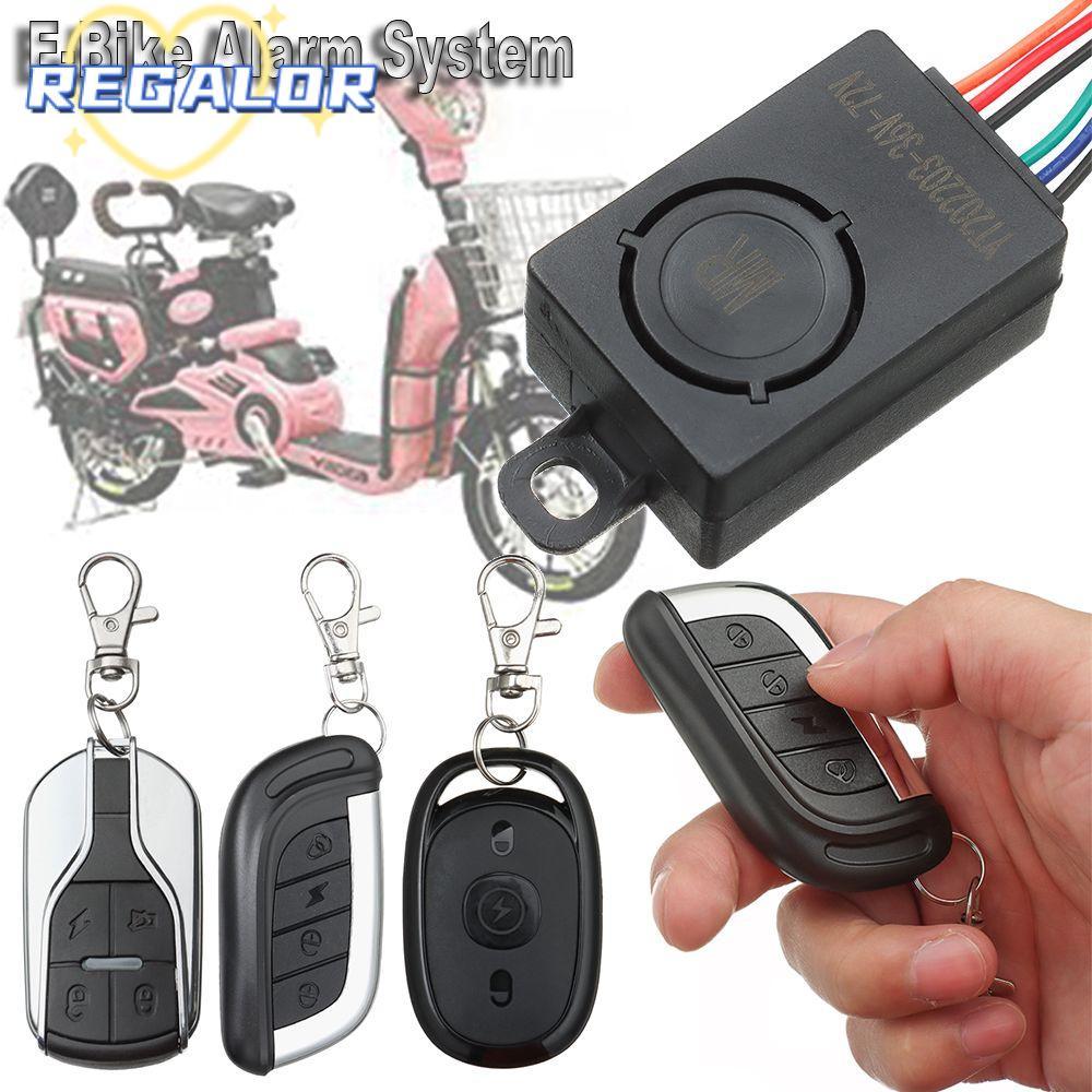 REGALOR0G อุปกรณ์ป้องกันการโจรกรรมสำหรับจักรยานไฟฟ้าและสกู๊ตเตอร์ ติดตั้งง่าย