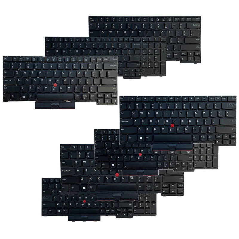 US แป้นพิมพ์แล็ปท็อปสําหรับ LENOVO Thinkpad L14 L15/T14 P14S Gen1 Gen2/T15 P15S /E15 Gen 2 R15 / T14