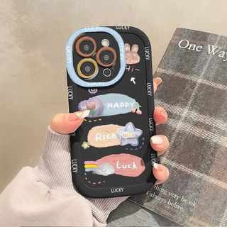 เคส สำหรับ OPPO A384G A164G/A16S4G A174G A532 A33 A32 2020 A5S 4G A15S 4G A74 A54 A57 2022 case，วาดภาพตลกๆ，ส่งจากไทย