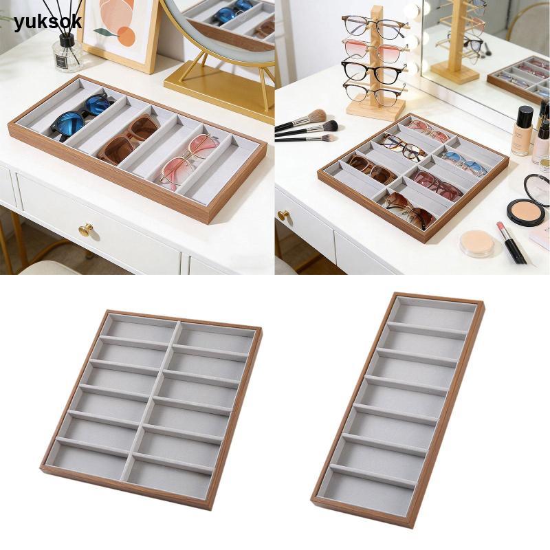 [YU-KSK] กล่องใส่แว่นกันแดด มัลติฟังก์ชั่น จากไม้