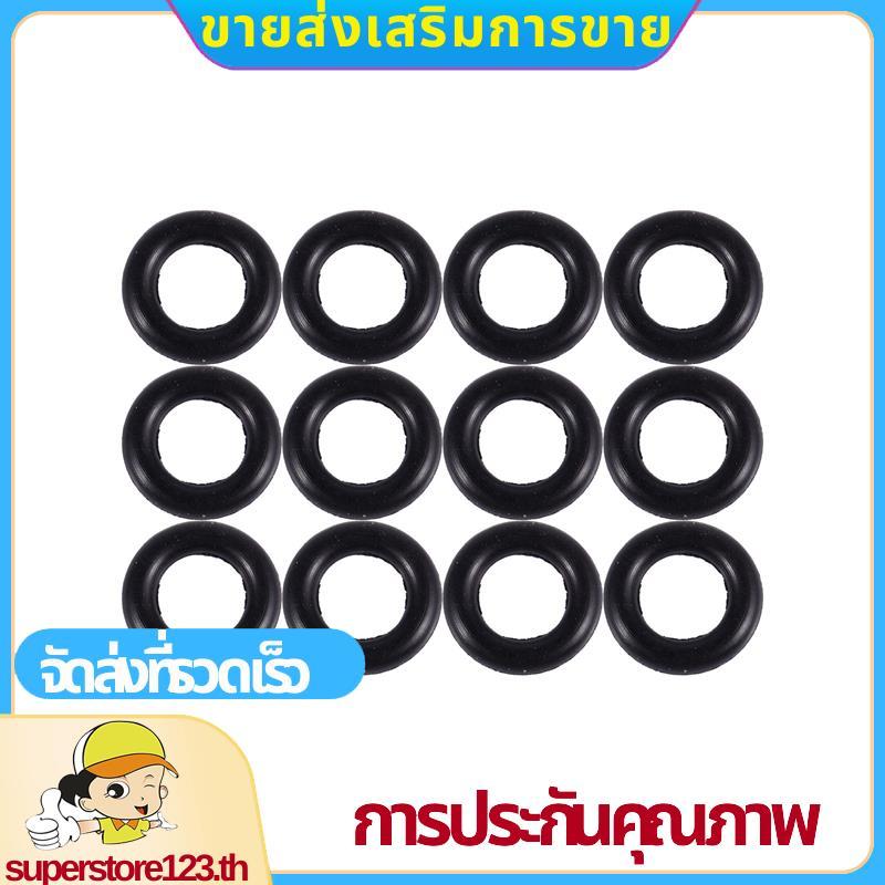 สีดํา 9MM X 2.0mm ซีลยางซีลน้ํามัน O แหวน 12 ชิ้น .superstore123th