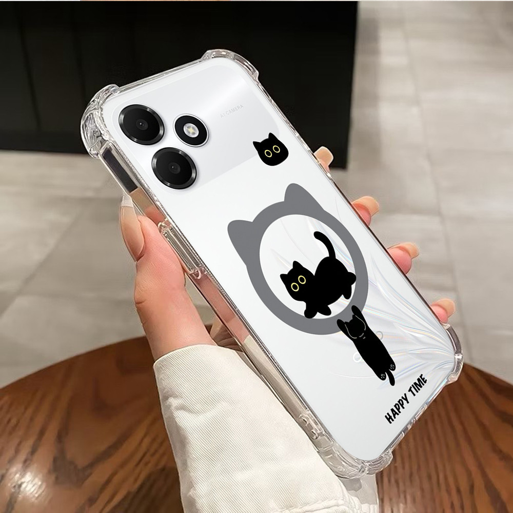เคส สำหรับ Oppo A6C A6Pro A6X A6 4G/5G ตรงรุ่น เคส กันกระแทก ลายน่ารัก 004