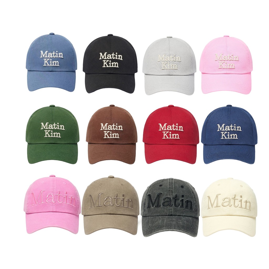MATIN KIM MATIN VOLUME LOGO BALL CAP อัพเดทสไตล์อย่างต่อเนื่อง