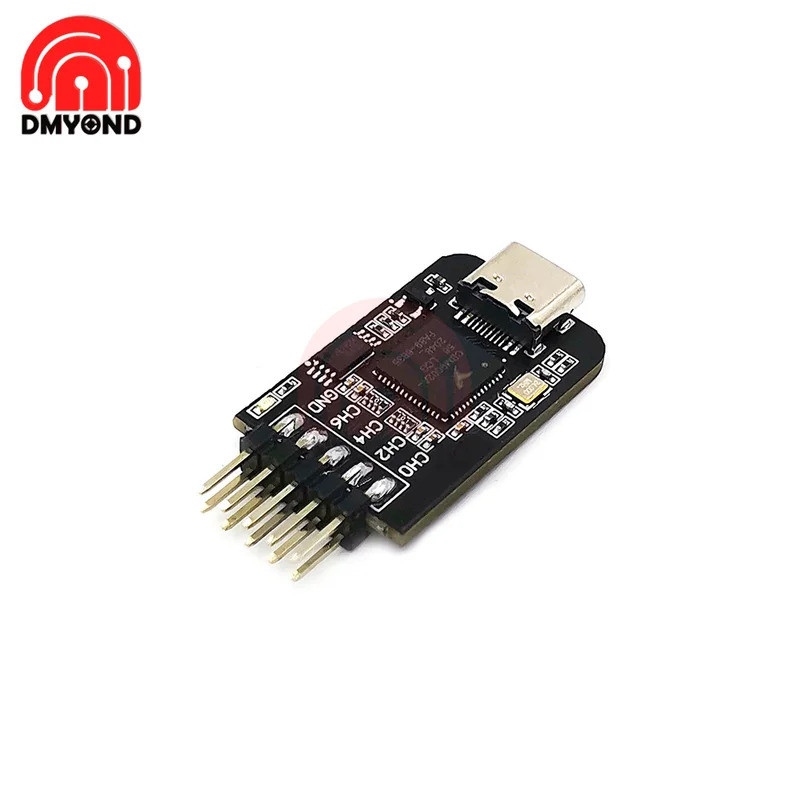 Mini Logic Analyzer Type-C InterfaceMCU ARM FPGA Debacting เครื่องมือ 24 M Sampling 8 ช่อง Analyzer 