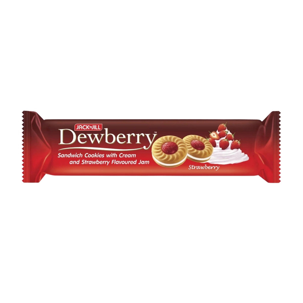 ดิวเบอร์รี่ คุกกี้ครีมสตรอเบอร์รี่(Dewberry Cookies Strawberry 105g.)