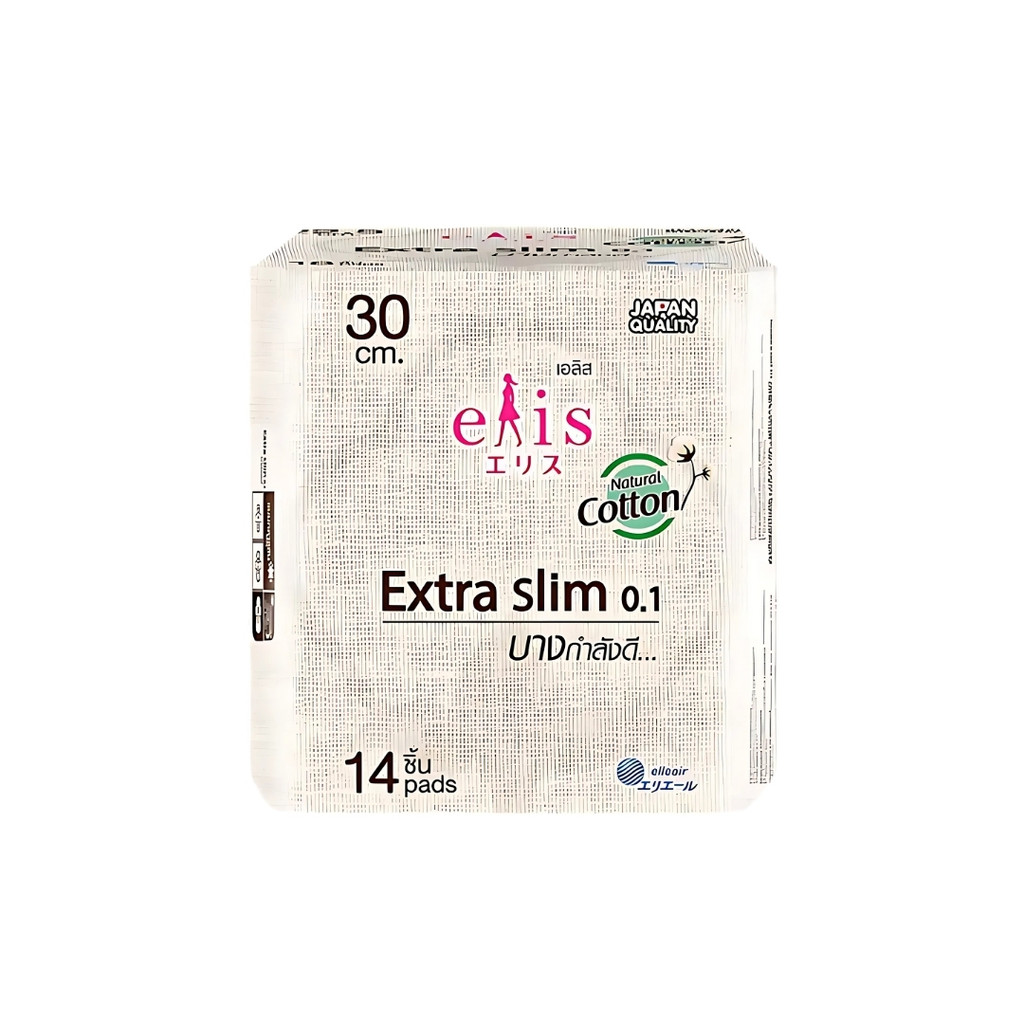 เอลิส เอ็กซ์ตร้าสลิม.1ผ้าอนามัยมีปีกกลางวัน30ซม. (Elis Extra Slim .1 Sanitary Pads Wings Day 30cm. 1