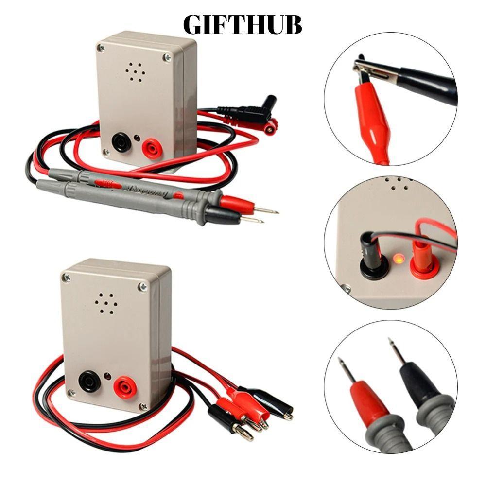 LULLABY Buzzer Tester, Buzzer Alarm 9V Wire Tester, คุณภาพสูงพร้อมปากกาทดสอบพร้อมไฟแสดงสถานะ Profess