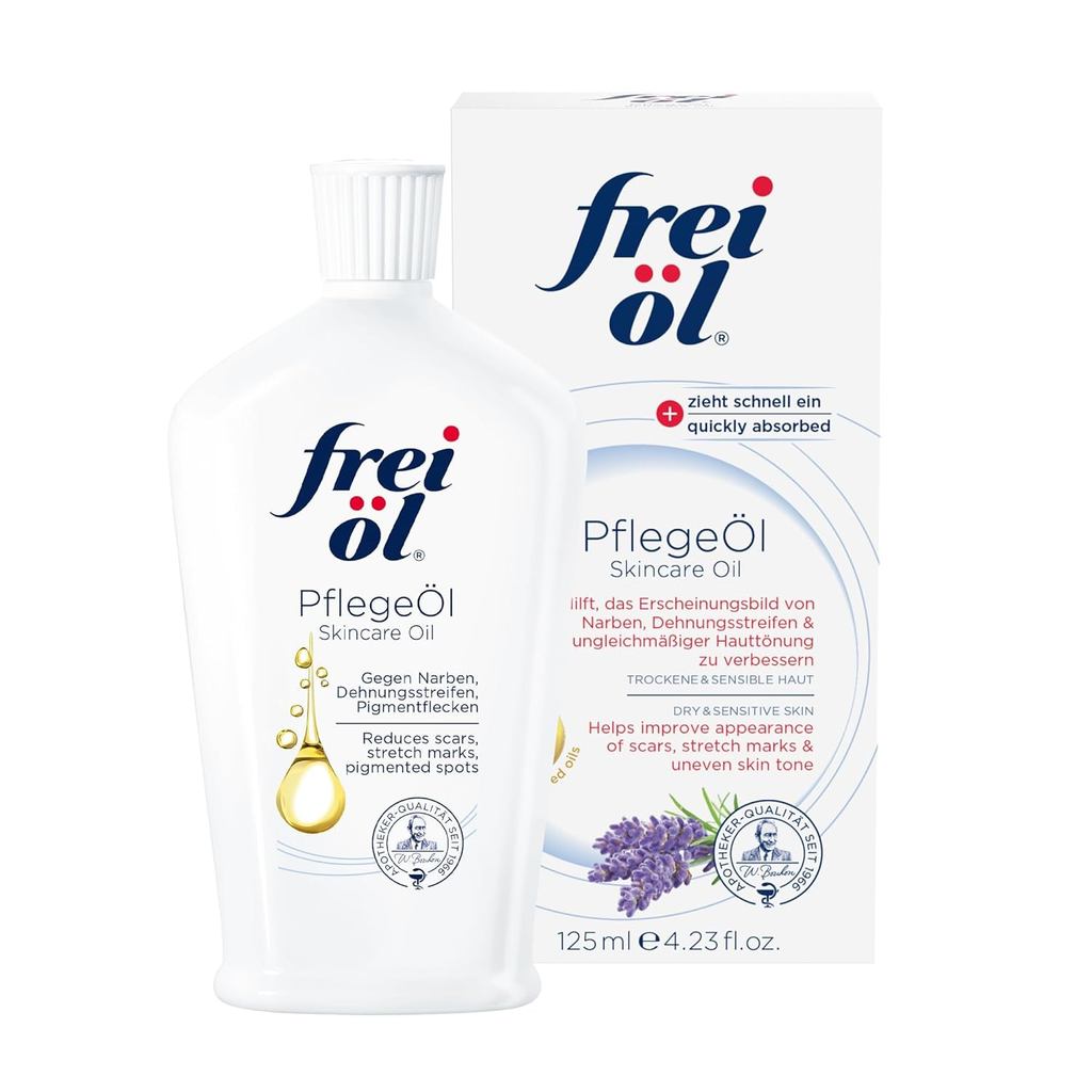 Frei öl skincare oil – ซึมซาบเร็ว บํารุงผิวนุ่มเนียน – ยอดเยี่ยมเป็นน้ํามันทาตัวเพื่อกําจัดรอยแตกลาย